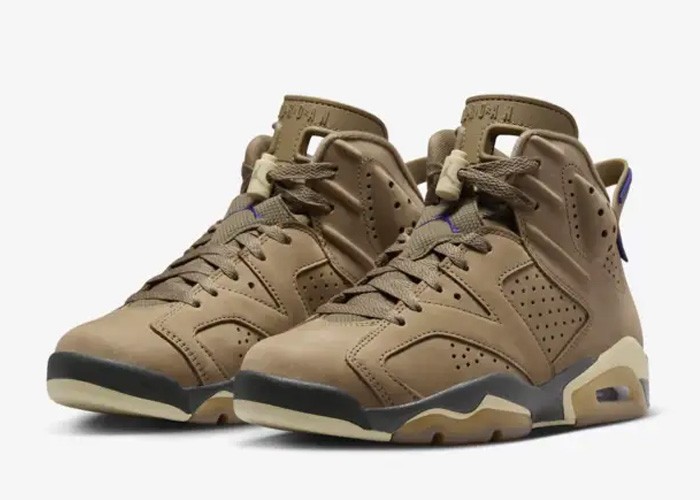 Air Jordan 6 Gore-Tex Brown Kelp - FD1643-300