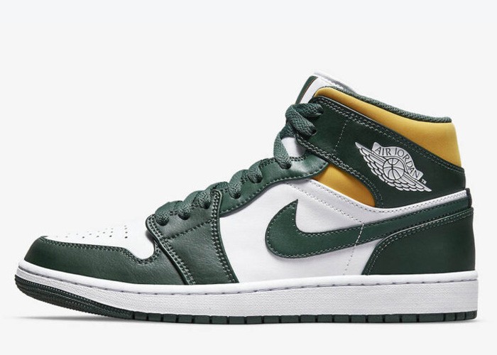 Air Jordan 1 Mid “Noble Green” - 554724-371