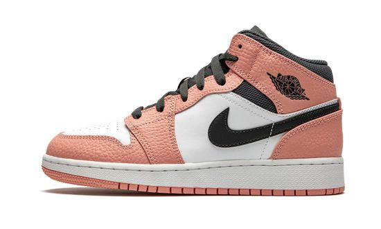 Air Jordans 1 Mid Pink Quartz 555112-603