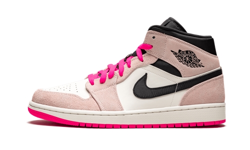 Air Jordans 1 MID SE “Crimson Tint/Hyper Pink”852542-801